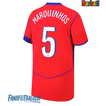 Paris Saint-Germain Marquinhos #5 Tricou Fotbal Replică 2025-26 Barbati Treilea